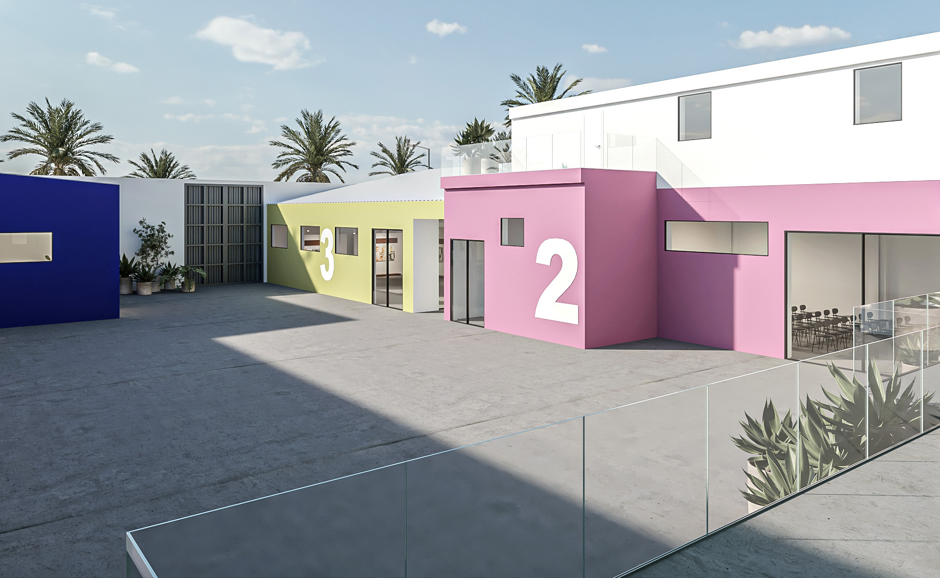 Render de la terraza